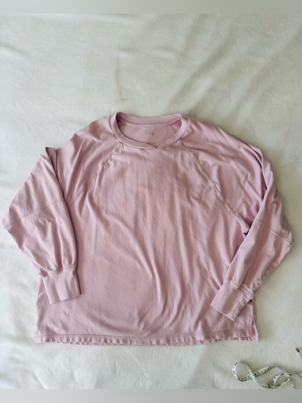 Aerie - women’s L - pink pique long sleeve tee